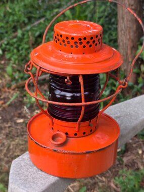 Vintage Handlan-Buck City Of Vancouver Warning Lantern